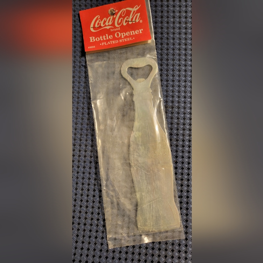 Coca Cola Plated Steel Vintage Bottle Opener 1994
